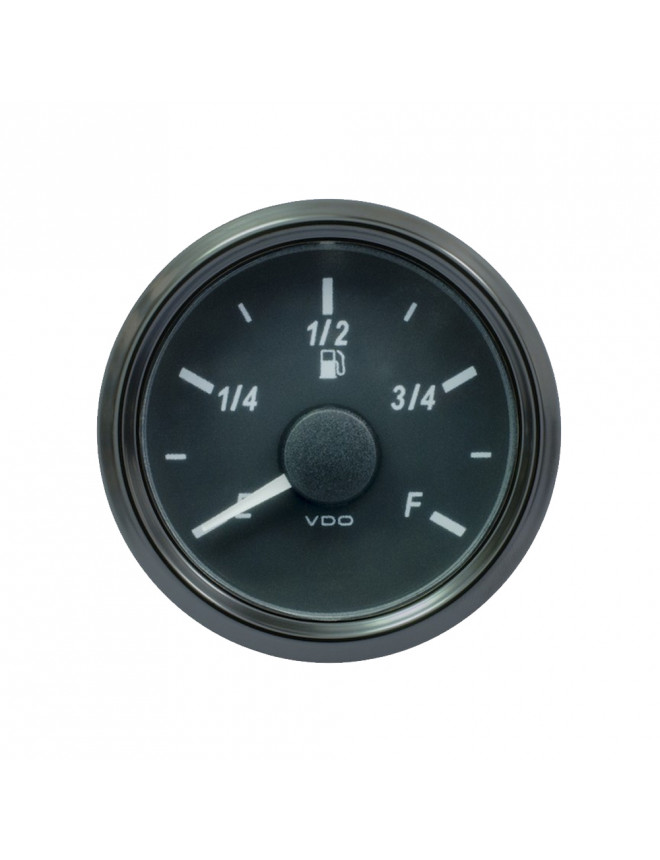 Manomètre niveau de carburant VDO Singleviu Ø 52mm fond noir jauge à levier 3-90ohms
