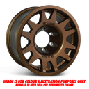 Wheel DakarZero, 7x16, ET=0, PCD=5x139.7, CB=108.3, Bronze mat