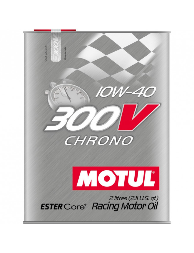 Engine oil Motul 300V Chrono 10W40 2L ancienne formule