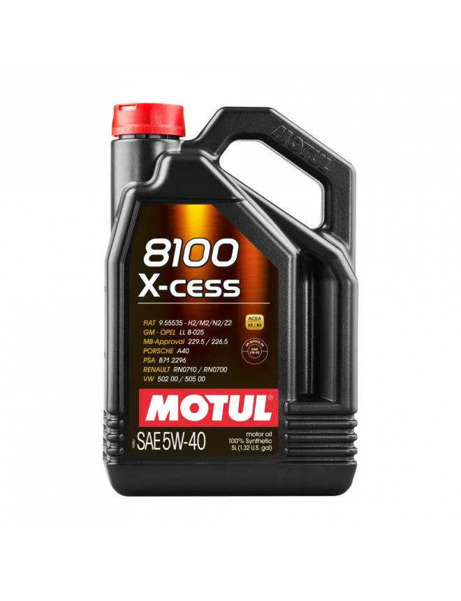 Huile moteur MOTUL 8100 X-CESS 5W40 - bidon de 5L
