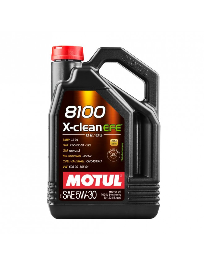 Engine oil MOTUL 8100 X-CLEAN EFE 5W30 - bottle of 5L