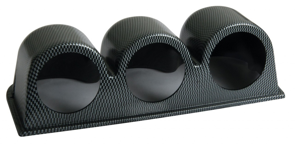 Support 3 display VDO carbone