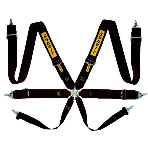 Sabelt steel 3"/3" harness - 6 points - CCS633S Up- FIA 8853-2016
