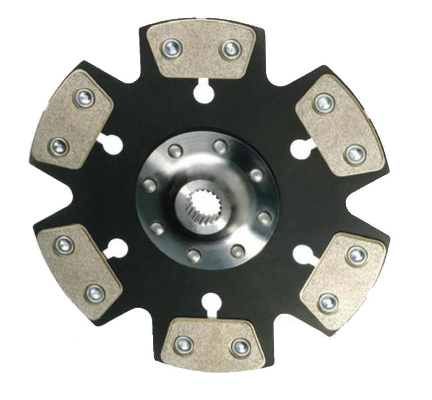 Alcon Ø184 mm koppelingsschijf - Ø22.2 mm x 20 tanden - dikte 7.2 mm - 4 platen - hub 15 mm