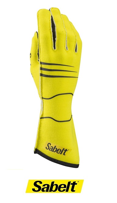 FIA TG9 Sabelt Gloves - Yellow