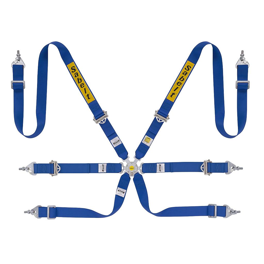 Sabelt Alu harness 2"/2" - 6 points - CCA622SR Up - FIA 8853-2016
