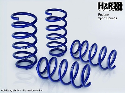 Kit ressorts H&r - A3,GOLFV,JETTA, ALTEA/TOLEDO,OCTAVIA
