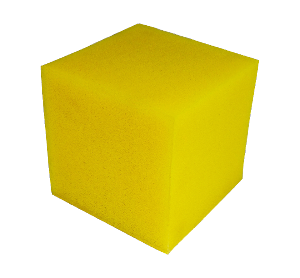 FOAM PETROL YELLOW 300MM CUBE SF103Y