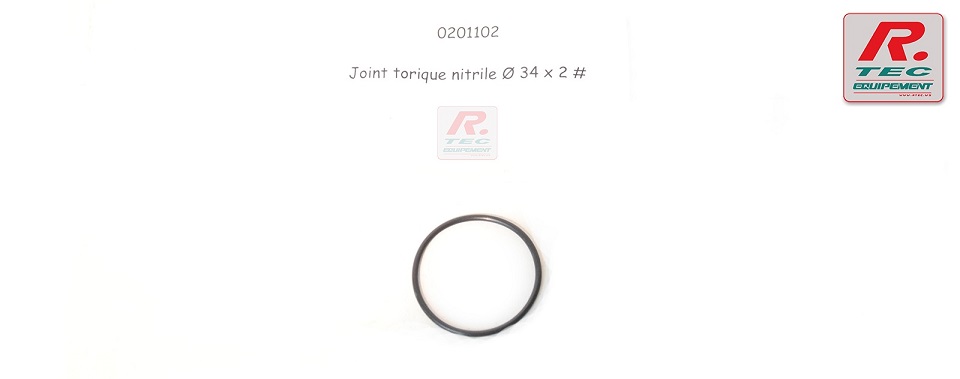 0201102 - Joint torique nitrile Ø 34 x 2 # - SADEV