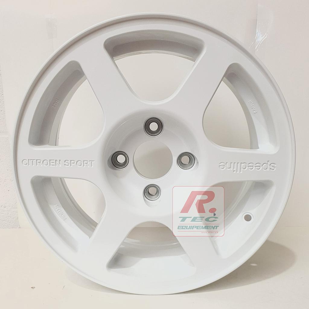 Jante Speedline Citroen Sport, 6x15, ET=16, PCD4x108, Blanche