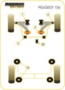 Road & Track Suspensions / Powerflex / Powerflex Black series / Peugeot / 106 / 106 & 106 GTi/Rallye
