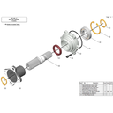 Sadev / Sadev In-line / Sadev SCL8217 / Gearbox output SCL8217 / Short gearbox output SCL8217 (flange)