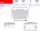 [FCP9H] FCP9H - Plaquettes Ferodo DS2500