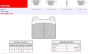 [FCP105R] FCP105R - Plaquettes Ferodo DS3000