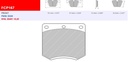 [FCP167R] FCP167R - Plaquettes Ferodo DS3000