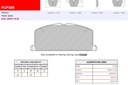 [FCP308R] FCP308R - Ferodo brake pads DS3000