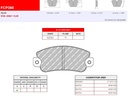 [FCP360H] FCP360H - Plaquettes Ferodo DS2500