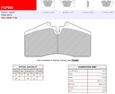 [FCP560R] FCP560R - Ferodo brake pads DS3000