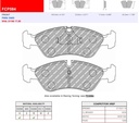 [FCP584H] FCP584H - Ferodo remblokken DS2500