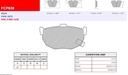 [FCP638H] FCP638H - Ferodo remblokken DS2500