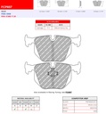 [FCP857W] FCP857W - DS1.11 Ferodo brake pads