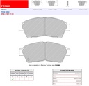 [FCP867H] FCP867H - Ferodo brake pads DS2500