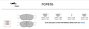 [FCP876R] FCP876R - Ferodo brake pads DS3000