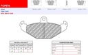 [FCP878R] FCP878R - Ferodo brake pads DS3000