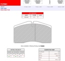[FCP891R] FCP891R - Plaquettes Ferodo DS3000