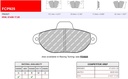 [FCP925R] FCP925R - Ferodo brake pads DS3000