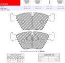 [FCP1073H] FCP1073H - Ferodo brake pads DS2500