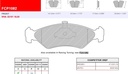 [FCP1082H] FCP1082H - Ferodo brake pads DS2500