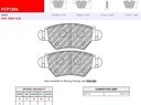 [FCP1294H] FCP1294H - DS2500 Ferodo brake pads