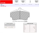[FCP1308H] FCP1308H - Ferodo remblokken DS2500