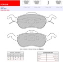 [FCP1318H] FCP1318H - Ferodo remblokken DS2500