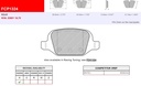 [FCP1324H] FCP1324H - Pastillas de freno Ferodo DS2500