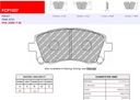 [FCP1327H] FCP1327H - DS2500 Ferodo brake pads