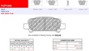 [FCP1333H] FCP1333H - Pastillas de freno Ferodo DS2500