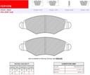 [FCP1378H] FCP1378H - Pastillas de freno Ferodo DS2500