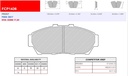 [FCP1436H] FCP1436H - Ferodo remblokken DS2500