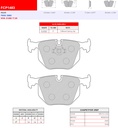 [FCP1483W] FCP1483W - Ferodo brake pads DS1.11