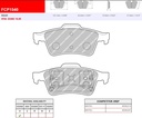 [FCP1540H] FCP1540H - Plaquettes Ferodo DS2500