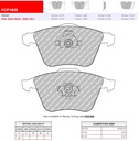 [FCP1629H] FCP1629H - Ferodo remblokken DS2500
