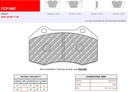 [FCP1667R] FCP1667R - DS3000 Ferodo brake pads