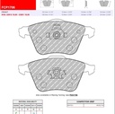 [FCP1706H] FCP1706H - Ferodo brake pads DS2500