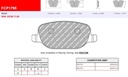 [FCP1795H] FCP1795H - Ferodo brake pads DS2500