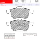 [FCP1805H] FCP1805H - Ferodo brake pads DS2500