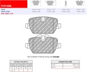 [FCP1806H] FCP1806H - Ferodo brake pads DS2500