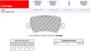 [FCP1862H] FCP1862H - Ferodo brake pads DS2500