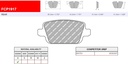 [FCP1917H] FCP1917H - Ferodo brake pads DS2500